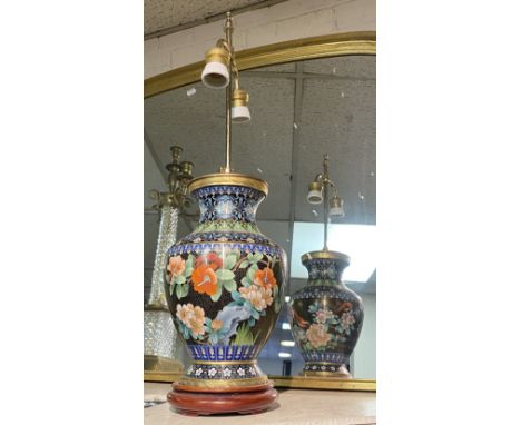 ORIENTAL CLOISONNE LAMP