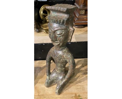 CHINESE BRONZE FIGURE - 32 CMS (H) APPROX