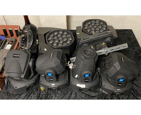 COLLECTION OF PROFESSIONAL DISCO LIGHTING