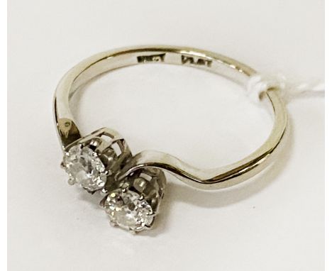 PLATINUM 950 TWO DIAMOND RING