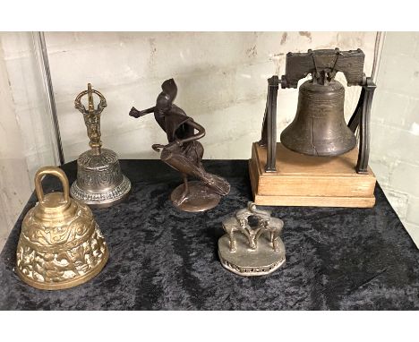 INTERESTING COLLECTION OF 5 X EARLY BRONZE ITEMS