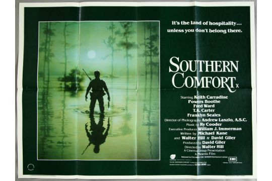 Southern Comfort X Certificate 1981 British Quad Film Poster