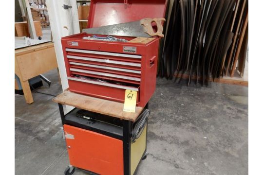 Craftsman 5 Drawer Tool Box W Lg Qty Wrenches Screw Drivers