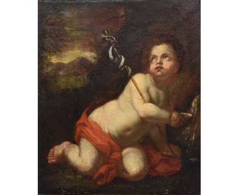 Unsigned, possibly a fragment from a larger painting, oil on canvas.30.5cm x 26cm (12in x 10.25in)Condition report: The paint