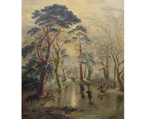 Unsigned, oil on canvas.71cm x 62.5cm (28in x 24.5in)Condition report: The painting is in fair, restored condition. There are