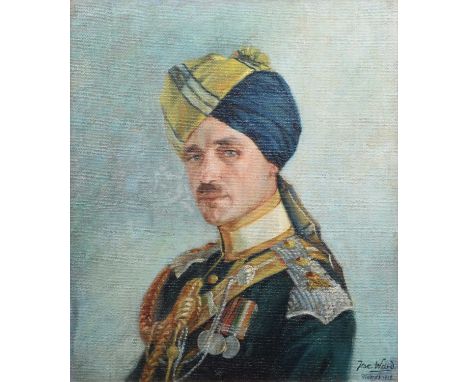 Signed and dated 'Madras 1912', oil on canvas.61cm x 52cm (24in x 20.5in)Condition report: The painting is in good, restored 