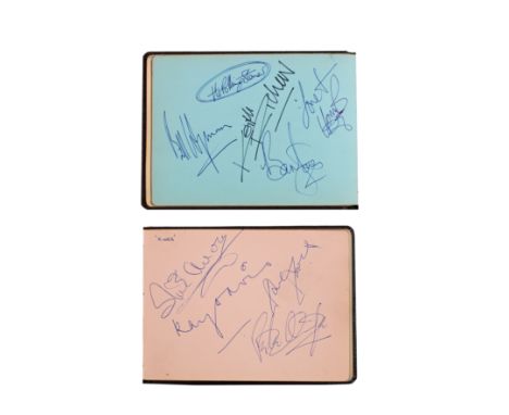 The Rolling Stones: Autographs In An Album,circa 1964, on one page in the album, signed Keith Richards, Brian Jones, Bill Wym