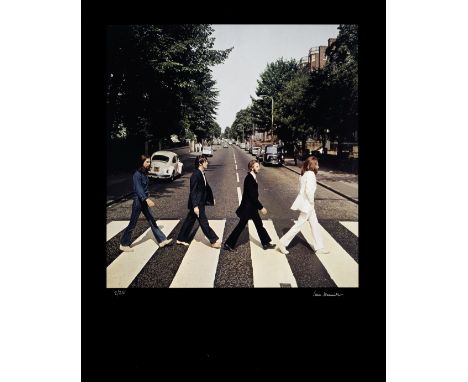 Iain MacMillan (British, 1938-2006): Two prints of The Beatles on Abbey Road,1969,two original vintage chromogenic prints, th