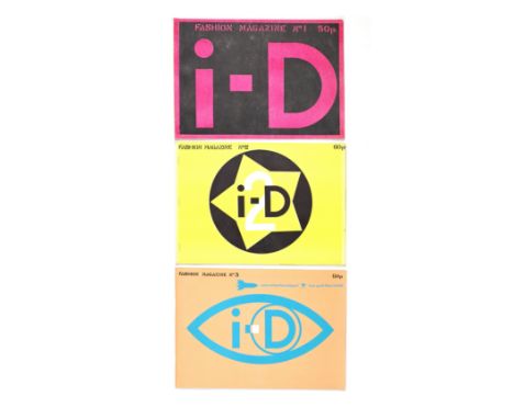 i-D magazine: The first three issues,1980,each with colour card covers, (3)Footnotes:Provenance:See footnote to Lot 192i-D ma