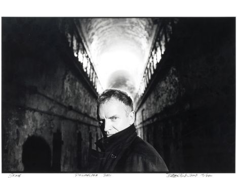 Danny Clinch (American, B.1964): Sting,2001, printed later,no.10 of 250, archival photographic print, depicting Sting in Phil