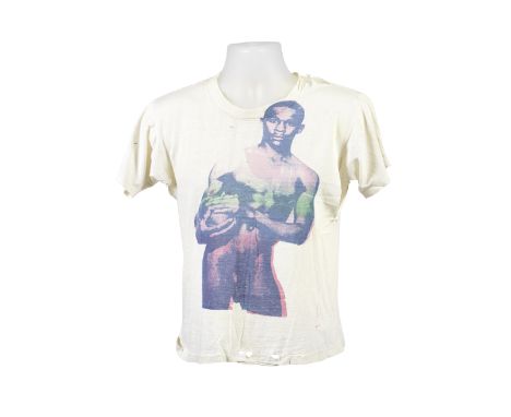 Vivienne Westwood &amp; Malcolm McLaren: A 'Naked Footballer' T-shirt,circa late 1976,in white jersey with image of US footba