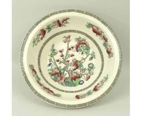 An Indian Tree Pattern part dinner service, mostly by Johnson Brothers, comprising ten dinner plates, sixteen dessert plates,