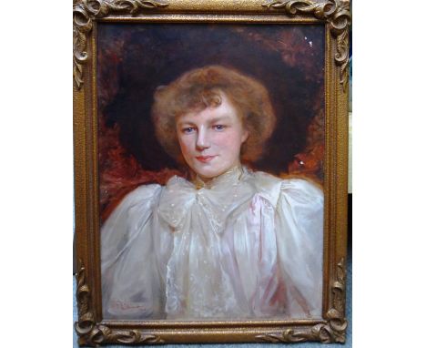 J. Lawson Balfour (1870-1966), Portrait of a Margaret Matilda Waller, née Chesney of Cheshire and later Melbourne; Portrait o