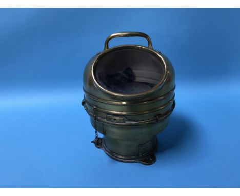 A brass Ship's compass