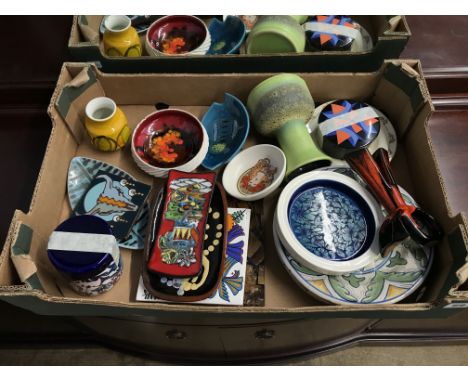 Assorted Studio pottery including Poole etc.