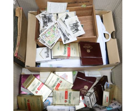 A British stamp collection and cigarette cards