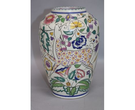 A Poole pottery vase H.25cm