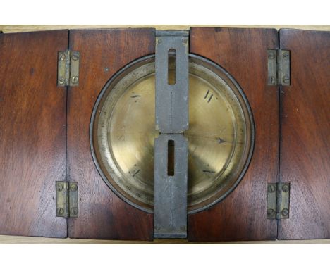 A 19th century cased navigational compass