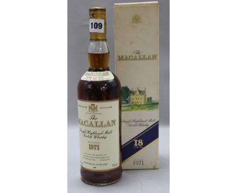 A Macallan 18 year old Scotch whisky