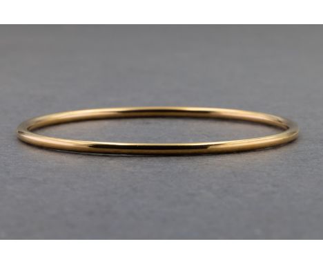 of round profile, unhallmarked, makers mark 'M|K', 12.8grams.