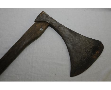 18th/19th C executioners style axe head (head length 14 inches)