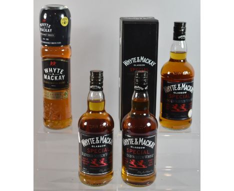 A Collection of Four 70cl Bottles, Whyte &amp; Mackay Blended Scotch Whisky 