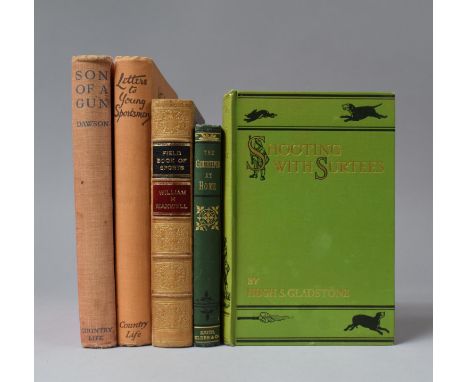 A Collection of Five Books on a Topic of Sporting, Hunting and Game keeping to Include 1878 Edition of Gamekeeper at Home, Th