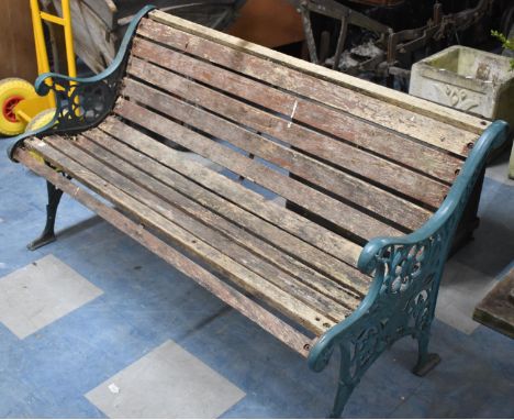 A Vintage Garden Bench (Matches Lot 554) 