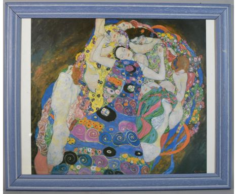 A Framed Gustav Klimt Print, 49x39cm 