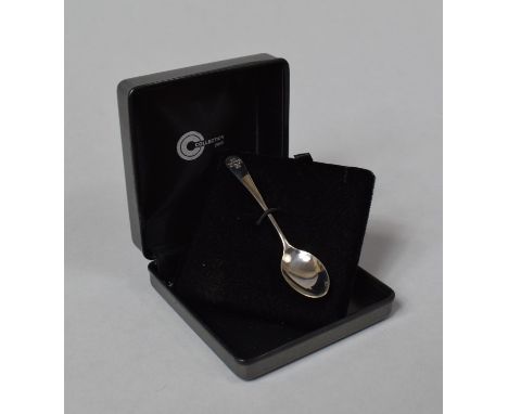 A Silver Millennium Spoon in Presentation Box 