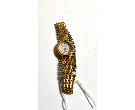 A lady's 9 carat gold Rotary wristwatch, boxed 