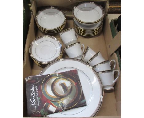 A box of Noritake dinner and tea ware&nbsp;