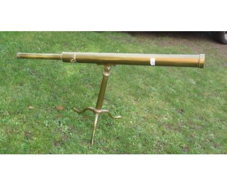 A Brass Telescope and stand