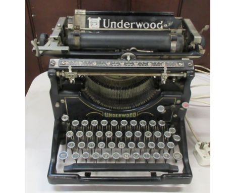 An Underwood typewriter