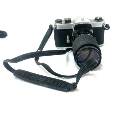 Spotmatic SP camera with s Miranda 70-120mm 1:4.5-5.6 lens, both untested 