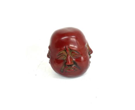 Vintage Buddhism Lacquer mask 