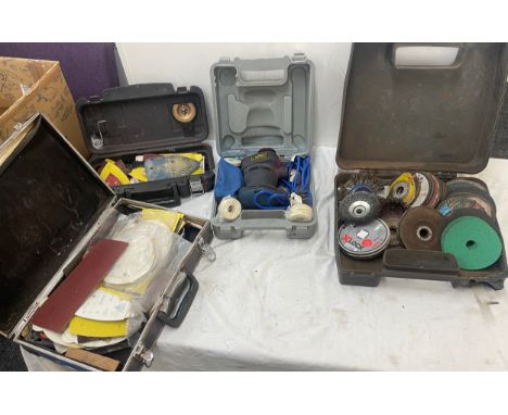 Selection of cased tools/ sets includes sander 