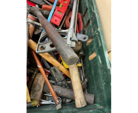 Selection of tools includes hammers, screws etc 
