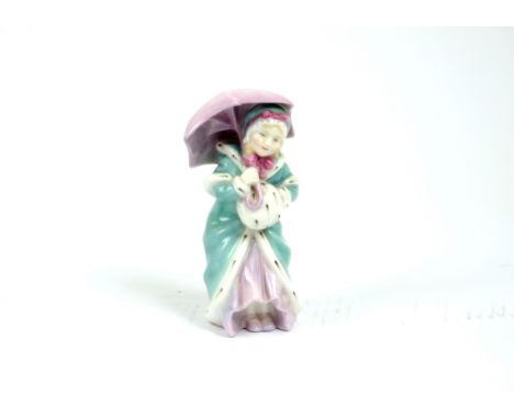 A Royal Doulton ceramic figure 'Miss Muffet', HN1937, marked to base, 14 cm high