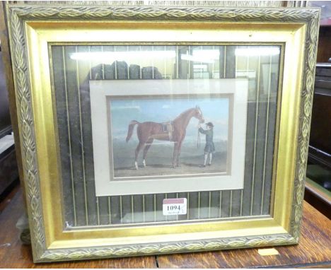 A pair of reproduction sporting prints, 10 x 14cmBoth paintings are in very good condition, with some light marks.