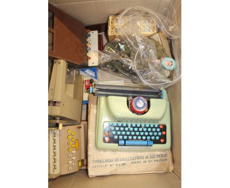 A quantiy of miscellaneous effects to inlcude Action Man related figures &amp; accessories tinplate &amp; plastic children's 