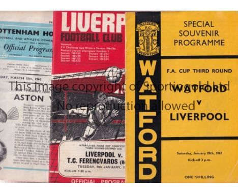 1960'S FOOTBALL PROGRAMMES     Over 75 programmes including 1966 World Cup Tournament programme, no writing, Lincoln City v L