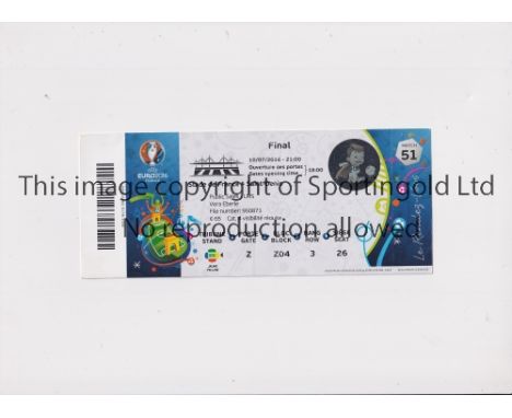 EURO 2016 FINAL     Ticket for France v Portugal in Paris.    Very good