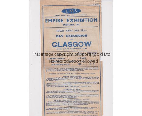 EMPIRE EXHIBITION 1938 / SCOTLAND      Three items: Official Lettercard - 6 Views in Art Colour issued by Valentine &amp; Son