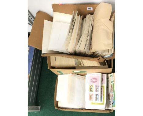 Three boxes of First Day Covers.