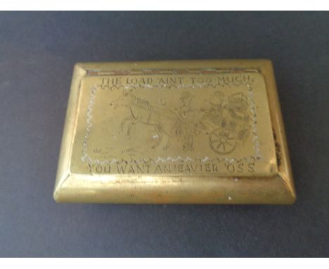 A late 18thC Brass Snuff Box