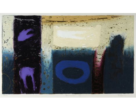 Russell Baker - Mixed Media Print "Burnish 111 80/350" 30x50