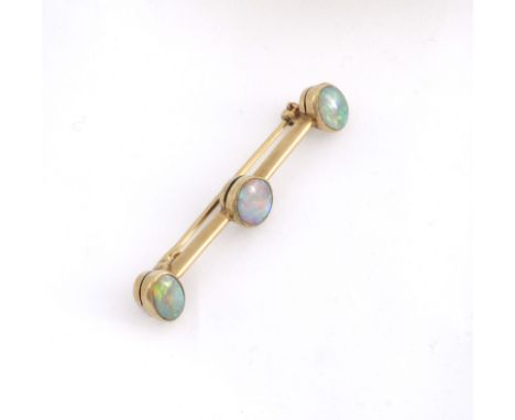 Gold and Opal Broach