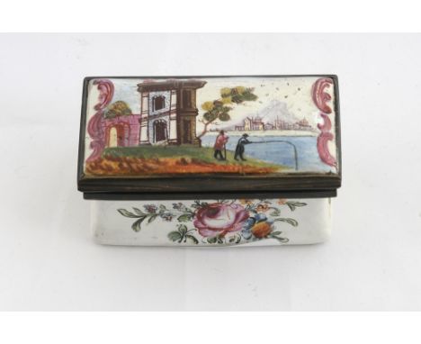 A Battersea Enamel Pill box