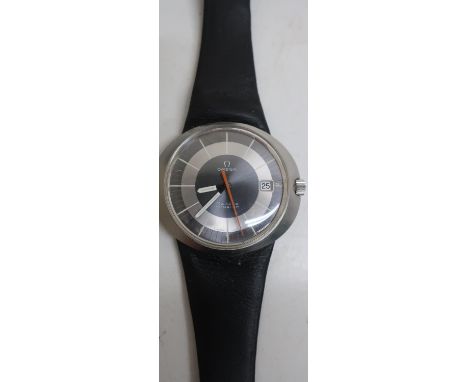 Omega dynamic manual winding gentleman wrist watch with date indicator